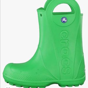 Crocs Rain Boots - Green - Toddler size 7